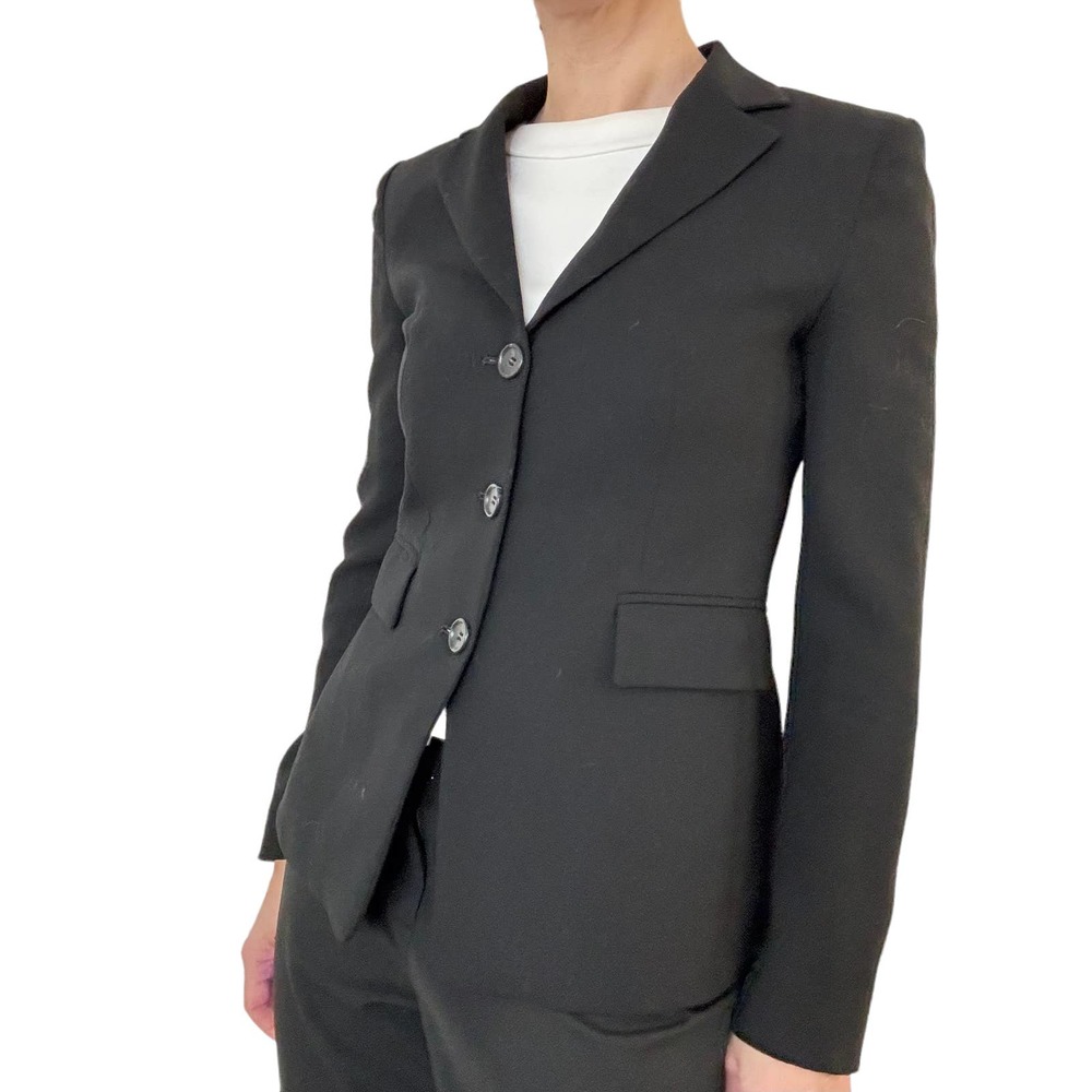 J.CREW WOOL BLAZER IN BLACK WOMEN SIZE 0